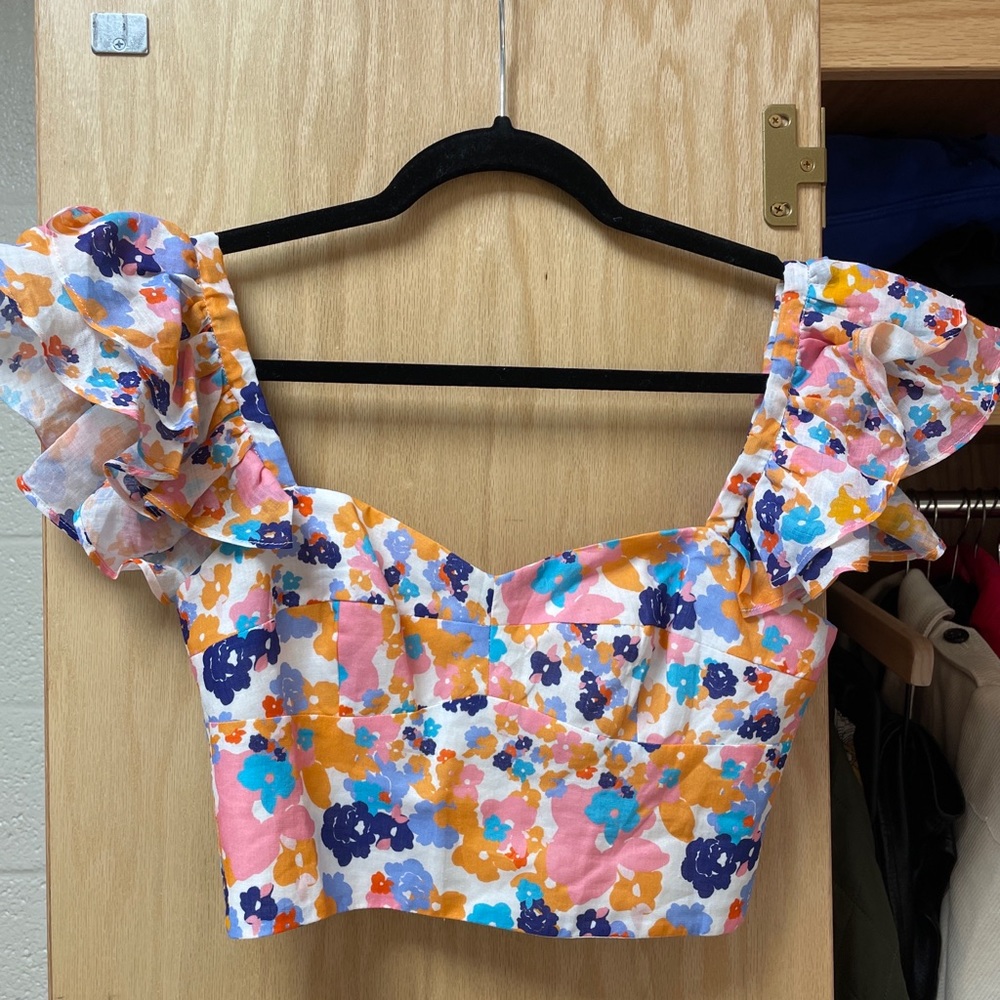 Amanda Uprichard Floral Top